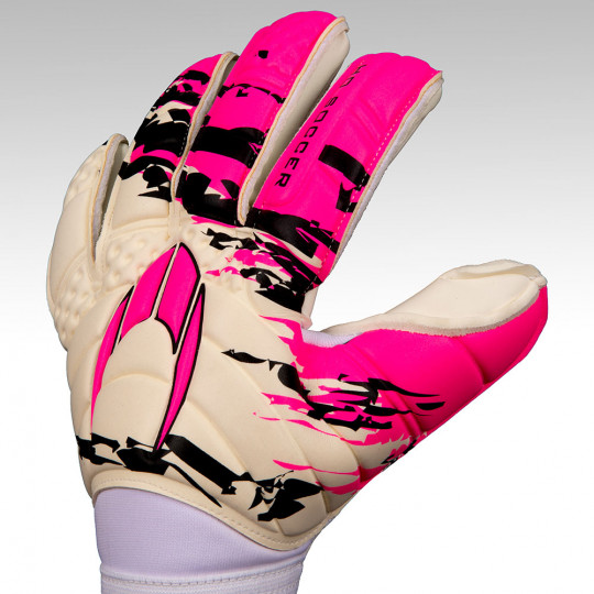 HO Soccer Guerrero Pro Render Negative Junior Goalkeeper Gloves Pink 