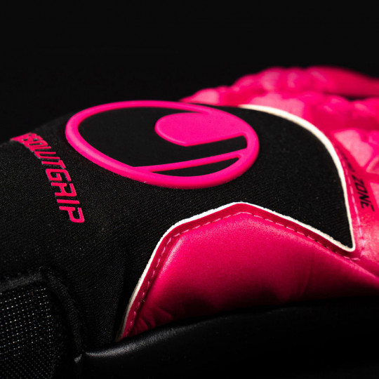  Uhlsport HYPERBLACK PINK Absolutgrip HN #325 Goalkeeper Gloves