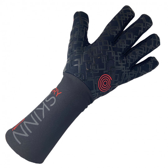 Gloveglu DRY SKINN Goalkeeper Gloves Black/Red