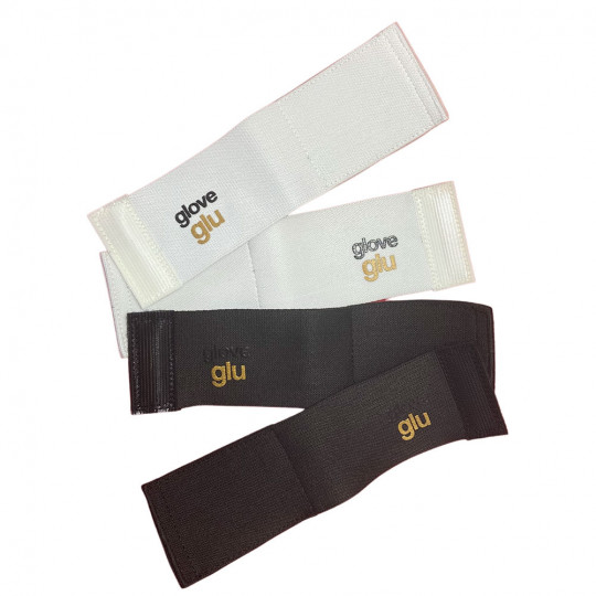 Gloveglu e:XOME+ MEGAGRIP Roll Finger Junior Goalkeeper Gloves White/G