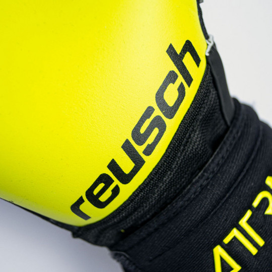 Reusch Attrakt Freegel Gold Goalkeeper Gloves Black/Lime Green