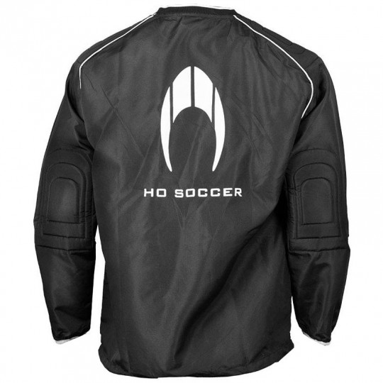 HO Soccer Padded GK Training Jacket Junior Black/Lime Green