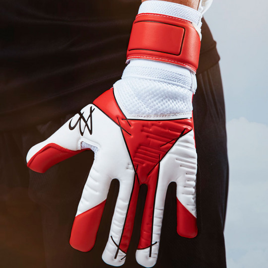 AB1 Academy Womens Goalkeeper Gloves White/Red