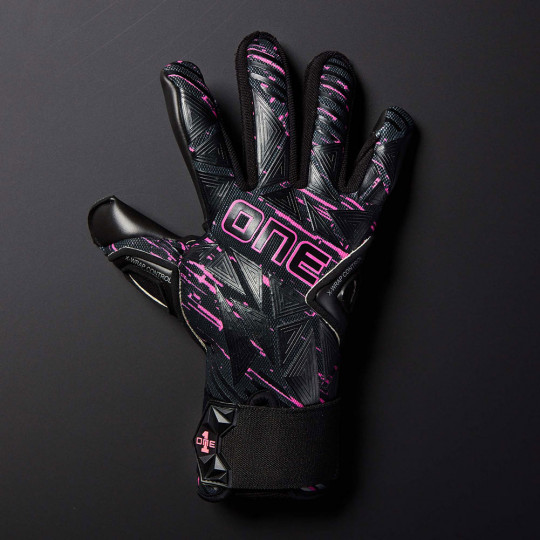 ONE GEO 3.0 Amethyst Goalkeeper Gloves Black/Pink