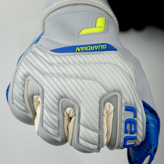 Reusch Attrakt Fusion Guardian Goalkeeper Gloves Vapor Grey/Safety Yel