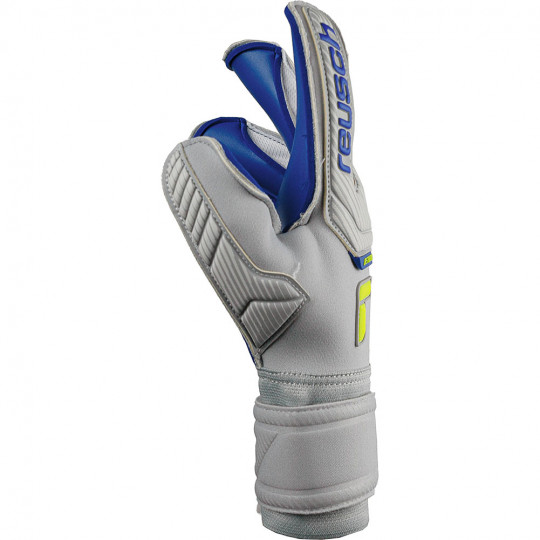 Reusch Attrakt Gold X Evolution Cut Goalkeeper Gloves Vapor Grey/Safet