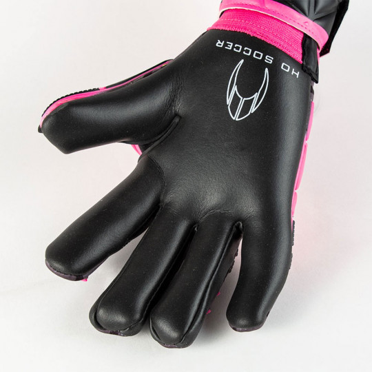 HO Soccer LEGEND Ultimate Junior Goalkeeper Gloves BLACK/PINK
