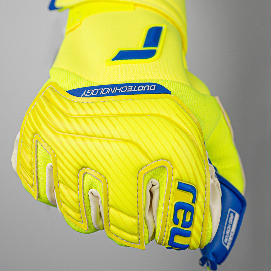Reusch Attrakt Duo Goalkeeper Gloves safety yellow/deep b