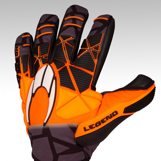 HO Soccer LEGEND Ultimate Goalkeeper Gloves Orange/Black