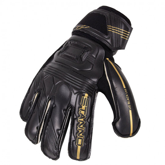  Stanno Ultimate Grip II Ltd. Roll Finger Goalkeeper Gloves Black/Gold