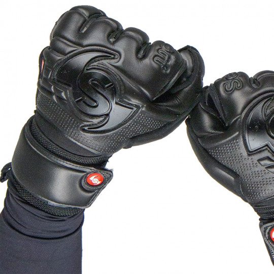 Selsport Wrappa Classic Black (Pro strap) Goalkeeper Gloves Black