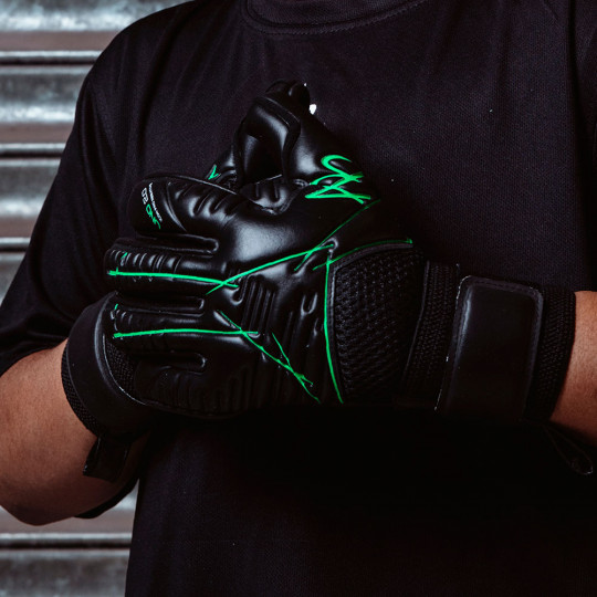 AB1 UNO 2.0 Icon Pro Negative Goalkeeper Gloves BLACK/GREEN