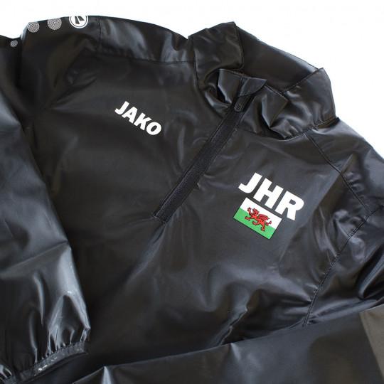  7302-800 JAKO 1/4 Zip Team Rain Jacket (Black) 