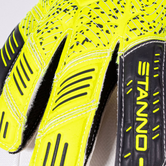 Stanno Fingerprotection Junior IV Goalkeeper Gloves Yellow/Black