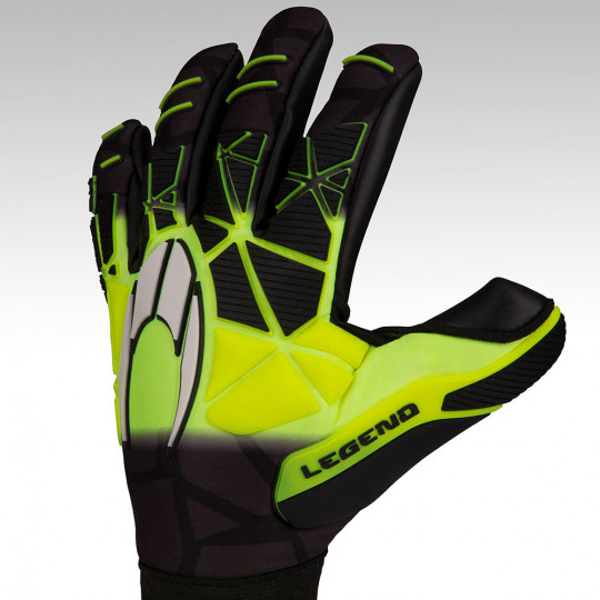 HO Soccer Legend Ultimate Roll/Negative Junior Goalkeeper Gloves Black