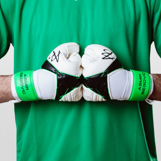 AB1 UNO 2.0 Icon Pro Negative Goalkeeper Gloves White/Green