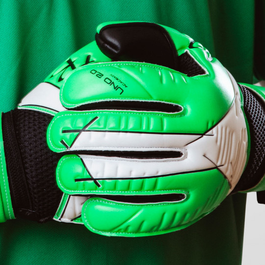 AB1 UNO 2.0 Academy Roll Goalkeeper Gloves Green/Black/White