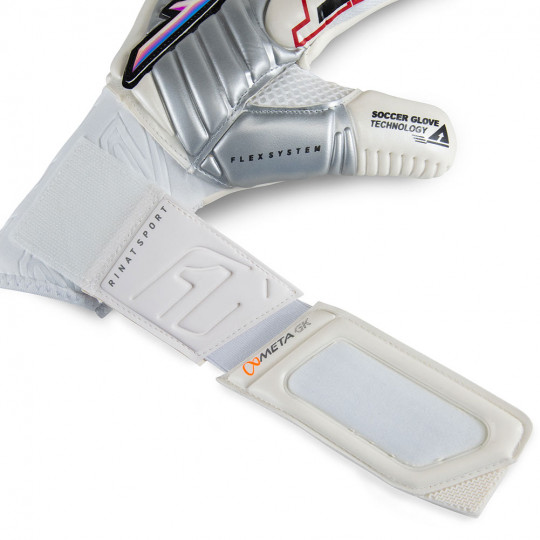Rinat META GK ALPHA Goalkeeper Gloves WHITE/BLACK/RED