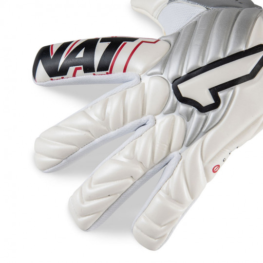 Rinat META GK SEMI Goalkeeper Gloves WHITE/BLACK/RED