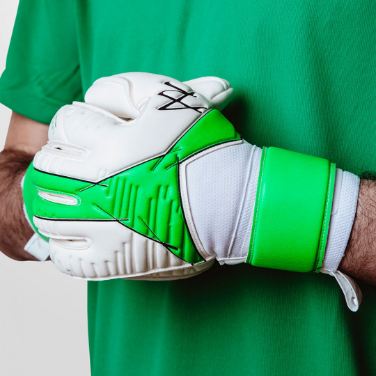 AB1 Uno 2.0.1 Pro Roll Junior Goalkeeper Gloves White/Green