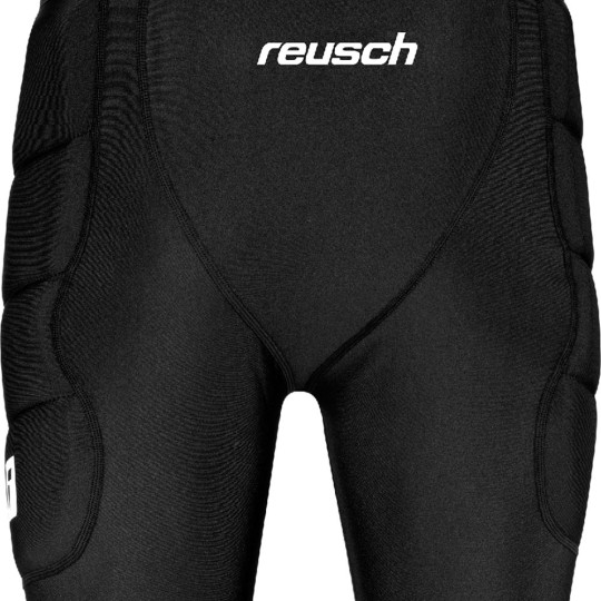  51175007700 Reusch Padded 3/4 Goalkeeper Short Black 