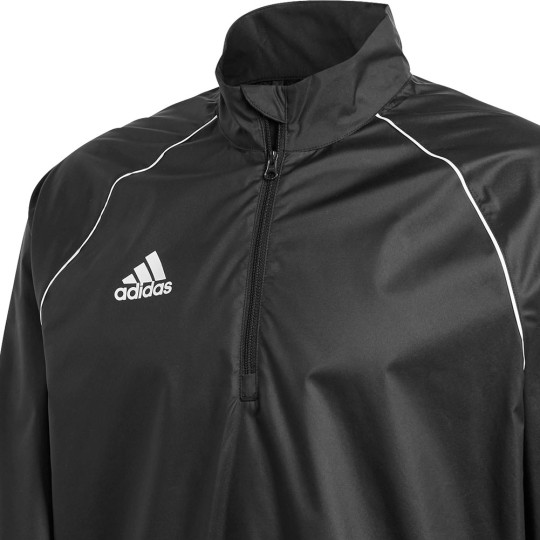  CE9056 adidas CORE 18 Windbreaker 1/4 Zip Black 