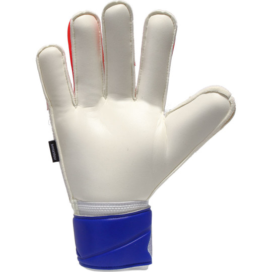 adidas Predator Edge Match Fingersave Goalkeeper Gloves White/Solar Re