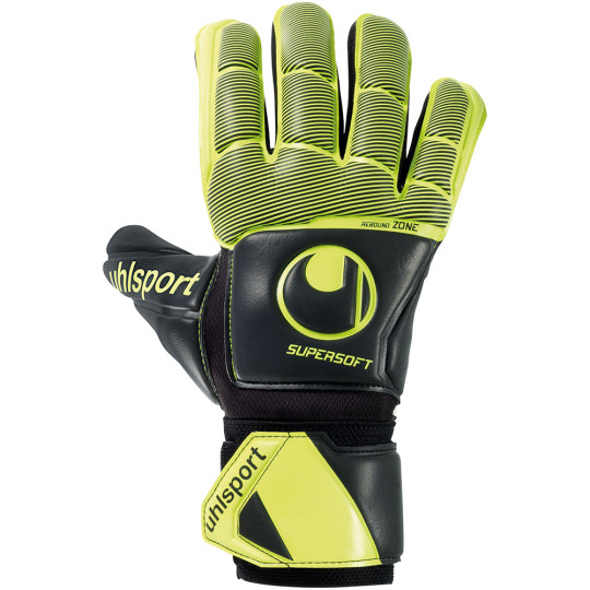 UHLSPORT SUPERSOFT HN FLEXFRAME JUNIOR Goalkeeper Gloves black/fluo ye