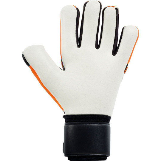 Uhlsport Super Resist HN Junior Goalkeeper Gloves Black/Fluo Orange