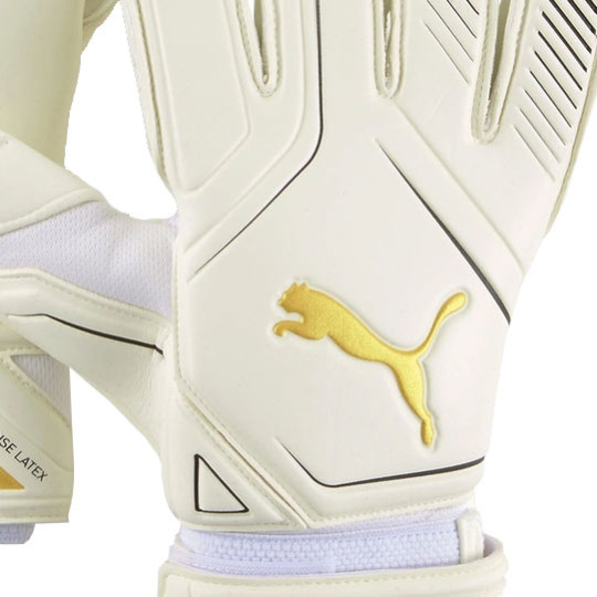  04163802 Puma King IC Goalkeeper Gloves White/Gold 