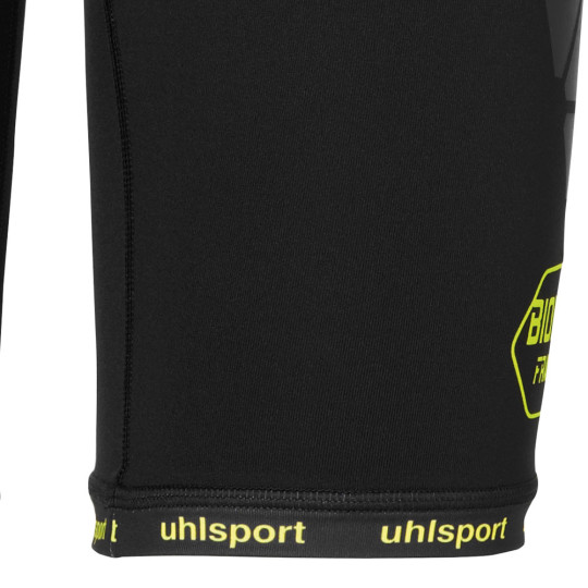  100564001 Uhlsport BIONIKFRAME UNPADDED SHORT Black/Fluo 