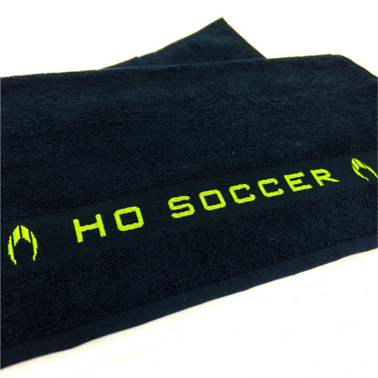 HO Soccer Goalkeeper Glove Towel Black/Lime Green