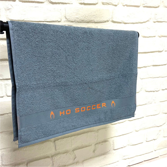 HO Soccer Goalkeeper Glove Towel Grey/Orange