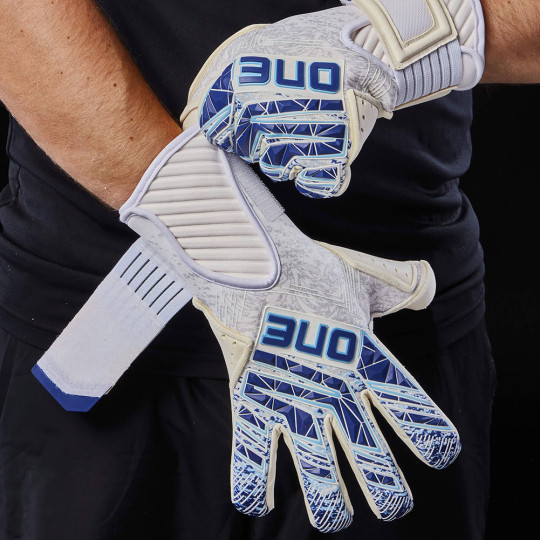 ONE APEX Pro Prime Junior Goalkeeper Gloves White/Blue