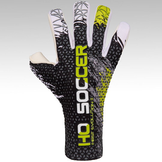 HO Soccer FIRST EVOLUTION Junior Goalkeeper Gloves BLACK/GREEN