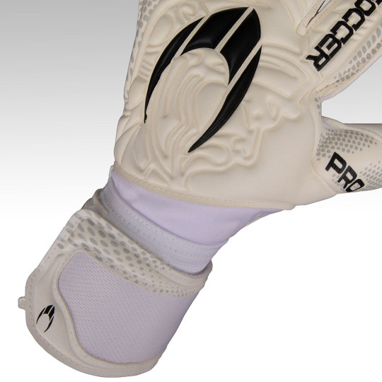 HO Soccer Guerrero Pro Roll/Neg Junior Goalkeeper Gloves White