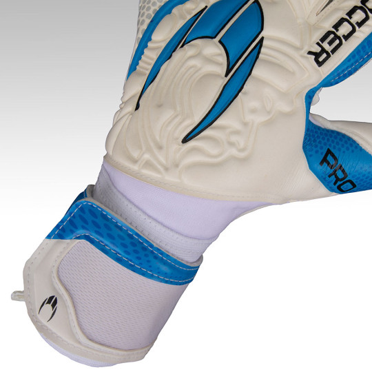 HO Soccer Guerrero Pro Negative Junior Goalkeeper Gloves White/Blue