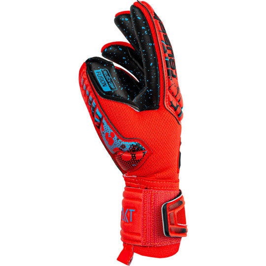 Reusch Attrakt Fusion Finger Support Guardian Jr Goalkeeper Gloves bri