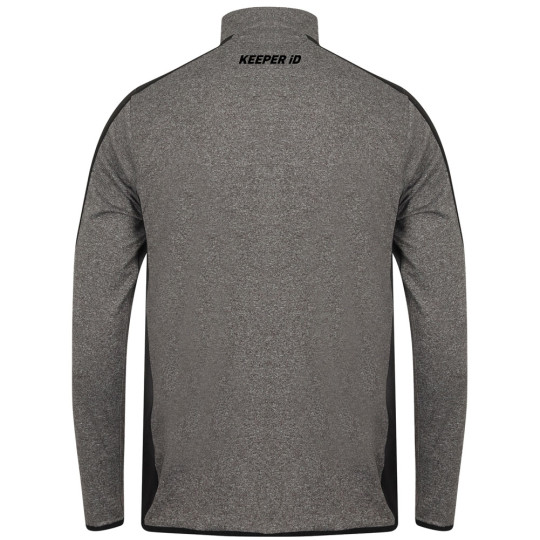 Keeper iD GK Pro 1/4 Zip Training Top grey/black 