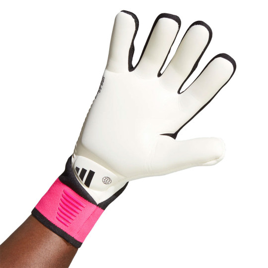 adidas Predator Accuracy Pro Black / Team Shock Pink Junior Gloves