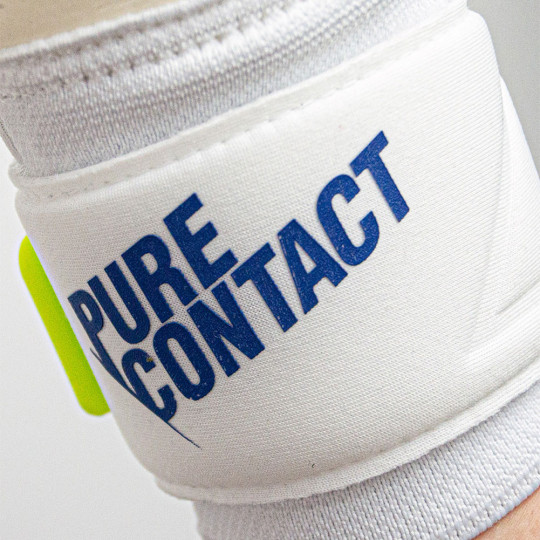 Reusch Pure Contact Silver Goalkeeper Gloves White/Blue
