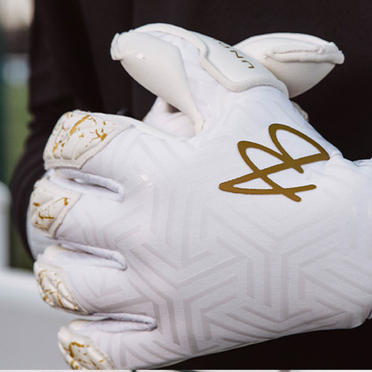 AB1 Undici 2.0.1 Galaticco SmartFIT Goalkeeper Gloves White/Gold