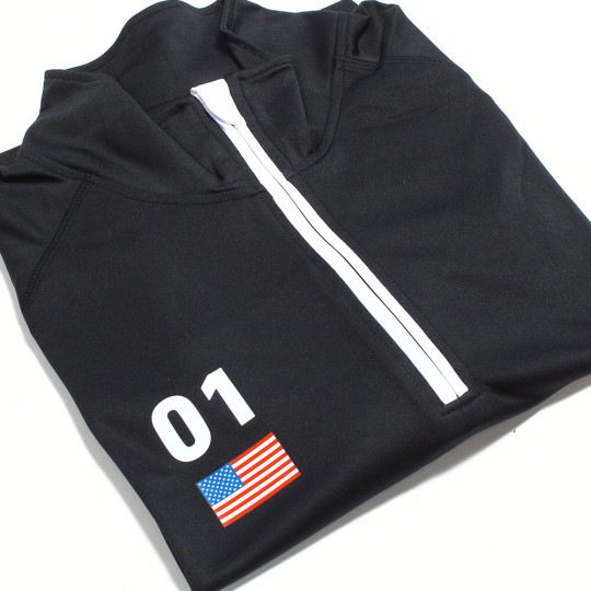 Keeper iD GK Performance 1/4 Zip Top (Black/White)