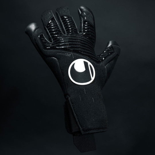 Uhlsport Speed Contact Black Supergrip+ HN #337 Goalkeeper Gloves Blac
