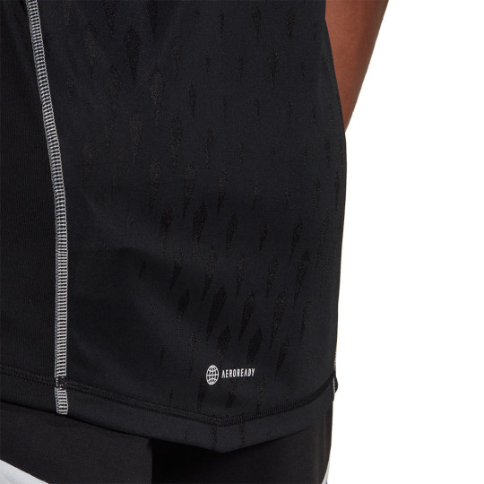 HK7670 adidas Tiro 23 Pro Short Sleeve Goalkeeper Jersey Black 