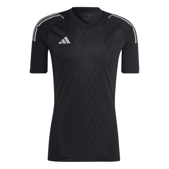 HK7670 adidas Tiro 23 Pro Short Sleeve Goalkeeper Jersey Black 