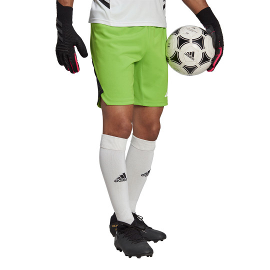  HT2417 adidas Tiro 23 Pro Goalkeeper Shorts Junior Team Solar Green