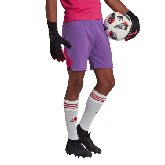 adidas Tiro 23 Pro Goalkeeper Shorts Junior Active Purple/Solar Pink