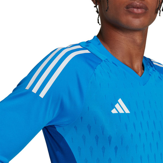  HK7678 adidas Tiro 23 Pro LS Goalkeeper Jersey Junior Blue 