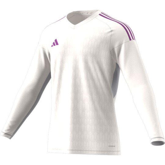 adidas Tiro 23 Comp LS Junior Goalkeeper Jersey White/Active Purple